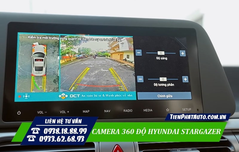 Lắp thêm camera 360 độ Hyundai Stargazer giúp lái xe an toàn hơn