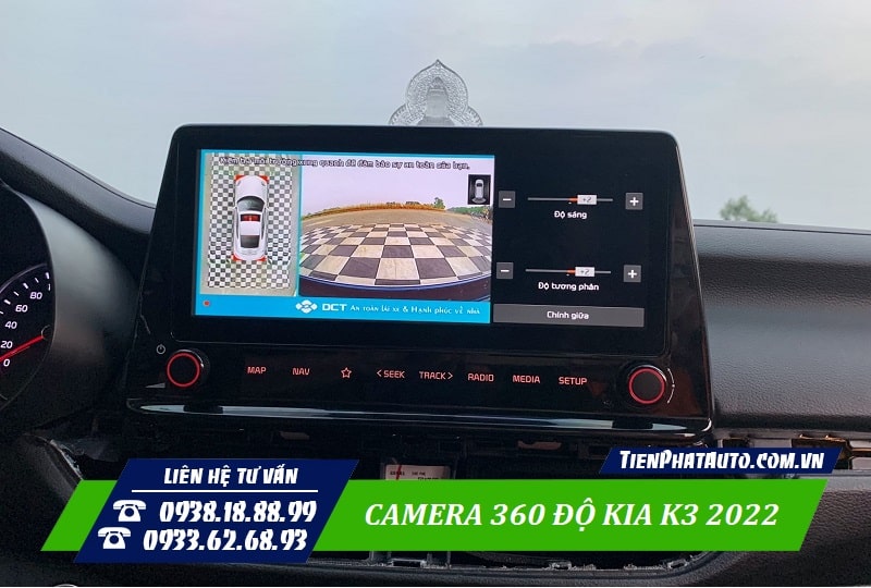 Tiến Phát Auto chuyên lắp camera 360 độ cho Kia K3 2022