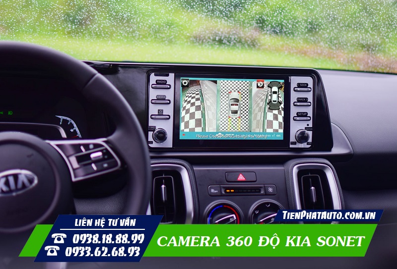 Chỉ camera 360 DCT mới có thể quan sát được 2 bánh sau xe cùng lúc
