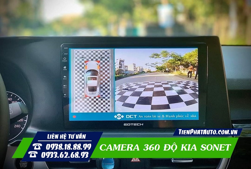 Camera 360 là phụ kiện không thể thiếu trên Kia Sonet