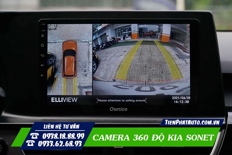 Hình ảnh hiển thị camera 360 độ Elliview