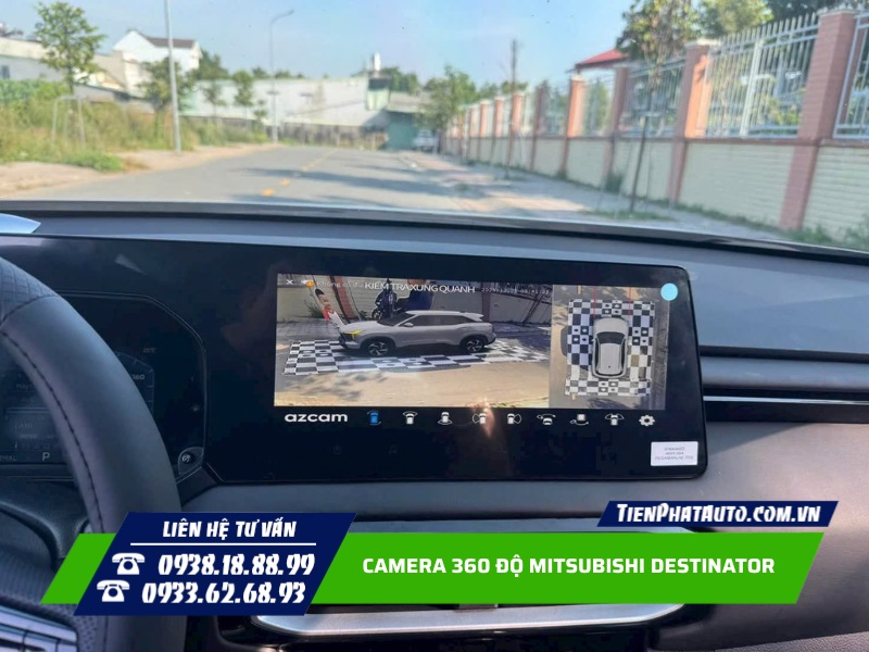 Camera 360 Độ Mitsubishi Destinator Lắp Bản Premium