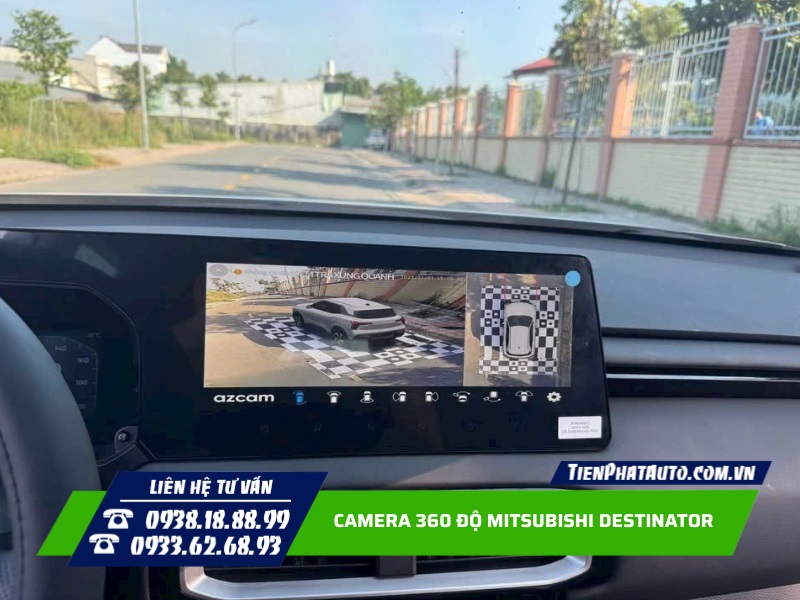 Camera 360 Destinator giúp loại bỏ mọi điểm mù xung quanh xe