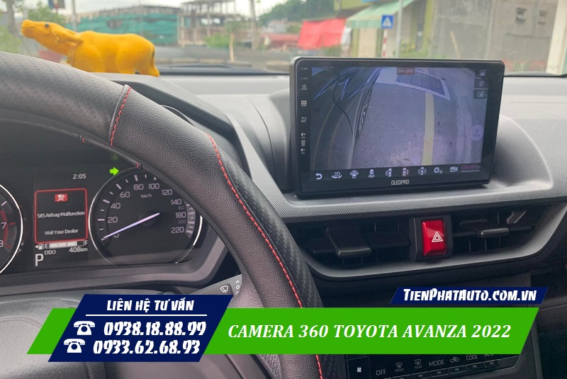 Lắp camera 360 độ cho Toyota Avanza mang lại nhiều sự tiện lợi