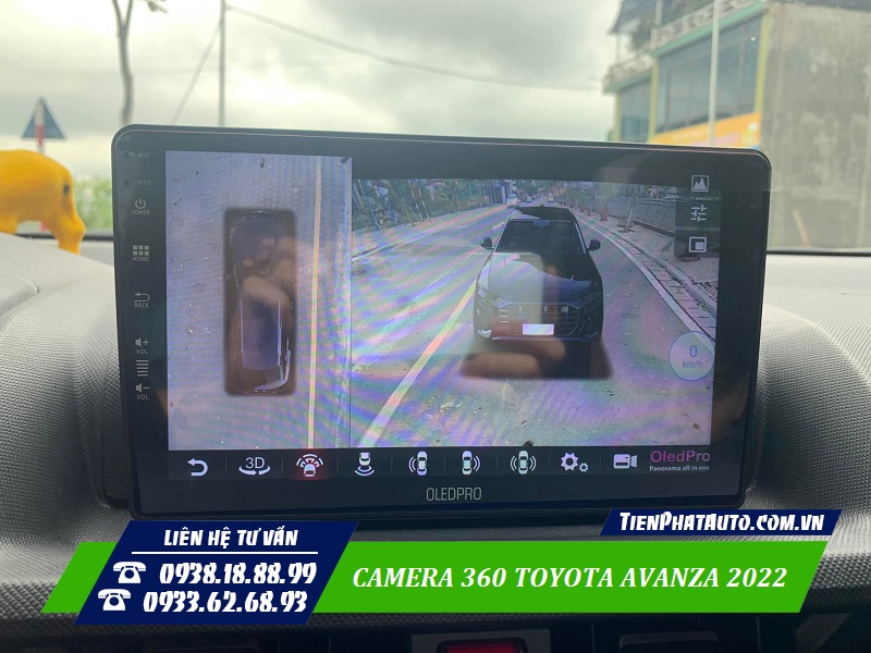 Toyota Avanza Premio nâng cấp hệ thống camera 360 độ toàn cảnh