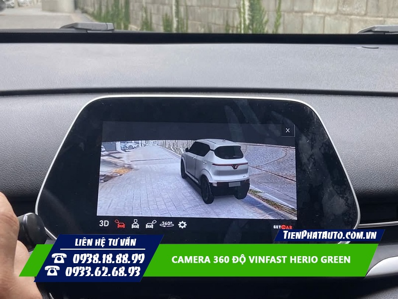 Camera 360 độ cho Herio Green hiển thị mô phỏng chế độ 3D