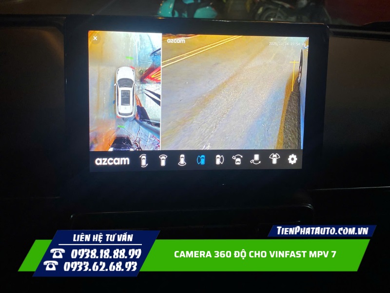 Lắp Camera 360 độ MPV 7 hỗ trợ quan sát và ghi hành trình toàn cảnh Lắp Camera 360 độ MPV 7 hỗ trợ quan sát và ghi hành trình toàn cảnh