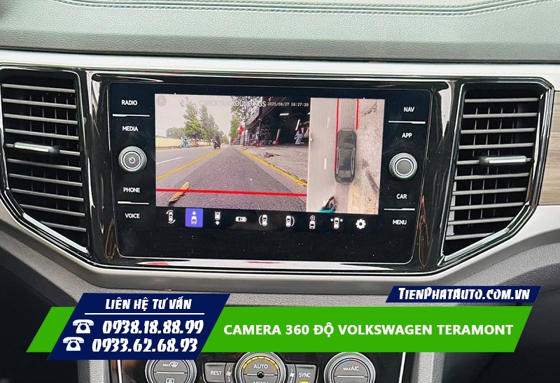 Camera 360 độ Volkswagen Teramont là sản phẩm bạn không nên bỏ qua