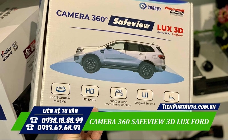 Bộ camera 360 Safeview 3D Lux dành riêng cho Ford mới ra mắt