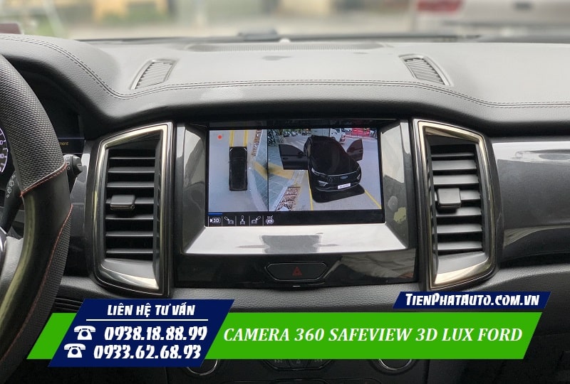 Hệ thống camera 360 độ kiêm ghi hành trình toàn cảnh xung quanh xe