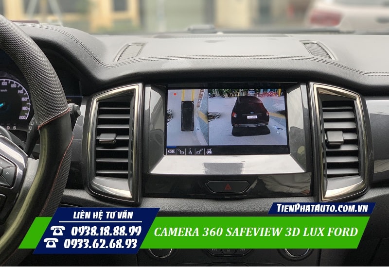 Camera 360 Safeview 3D LUX Ford hiển thị hình ảnh chế độ 3D