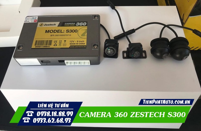 Camera 360 Zestech S300 giúp bạn tự tin lái xe an toàn