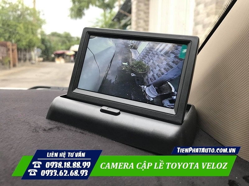 Camera cập lề Toyota Veloz 2022 giúp mang lại nhiều sự tiện lợi