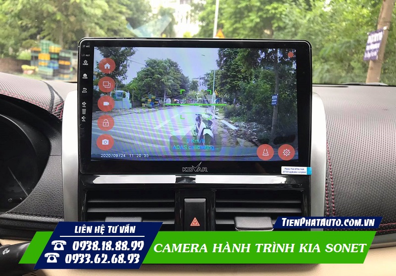 Bạn cũng có thể lắp camera hành trình loại tích hợp màn hình Android (khi đã nâng cấp màn Android)