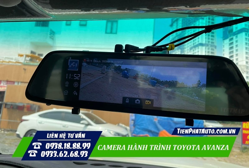 Tiến Phát Auto chuyên lắp camera hành trình cho xe Toyota Avanza