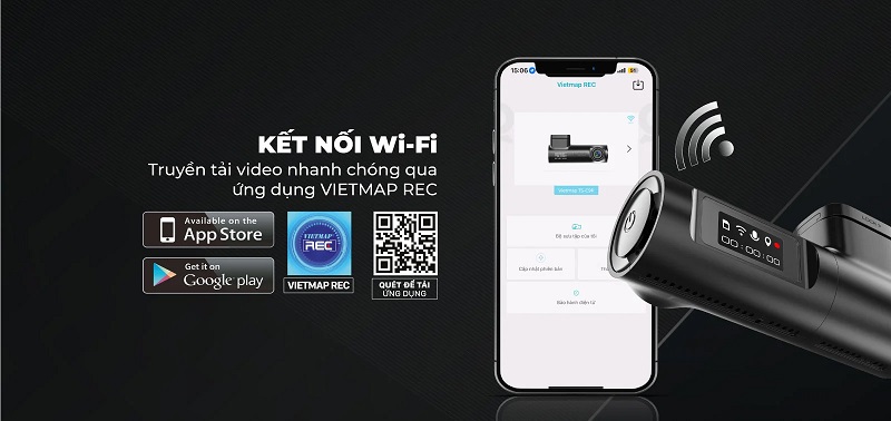 Kết nối Wifi với điện thoại bạn có thể truyền tải video nhanh chóng