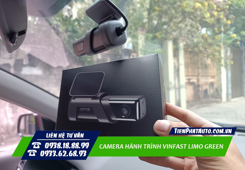 Tiến Phát Auto chuyên lắp các loại camera hành trình cho Vinfast Limo Green