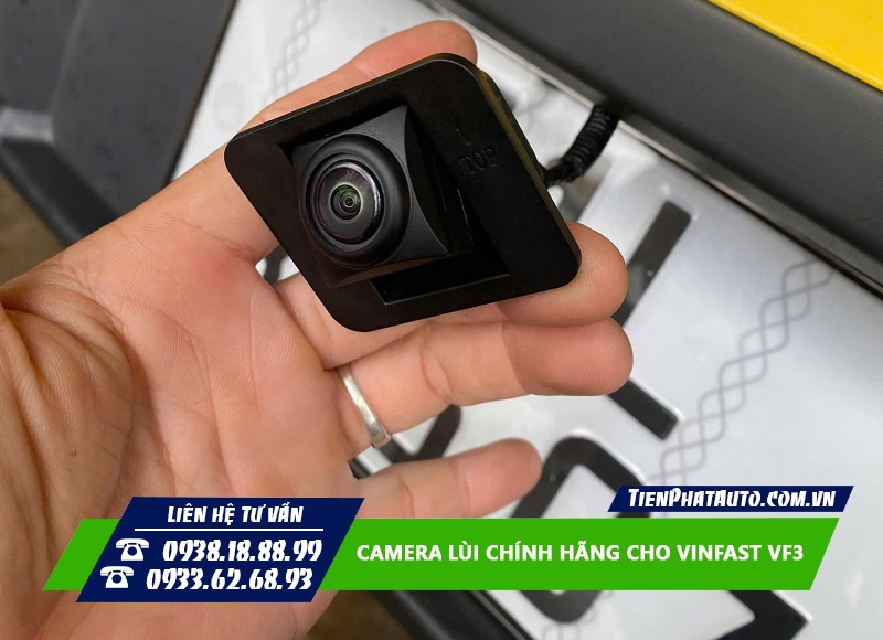 Tiến Phát Auto chuyên lắp đặt camera lùi zin chính hãng cho Vinfast VF3
