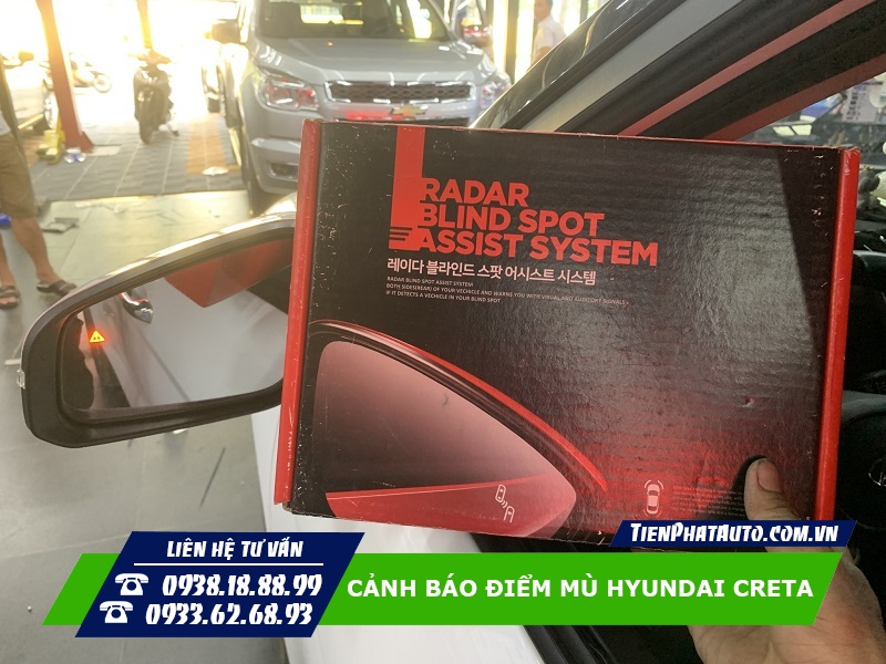 Tiến Phát Auto chuyên lắp cảnh báo điểm mù cho xe Hyundai Creta