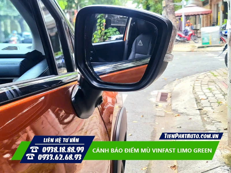 Tiến Phát Auto chuyên lắp cảnh báo điểm mù cho Vinfast Limo Green