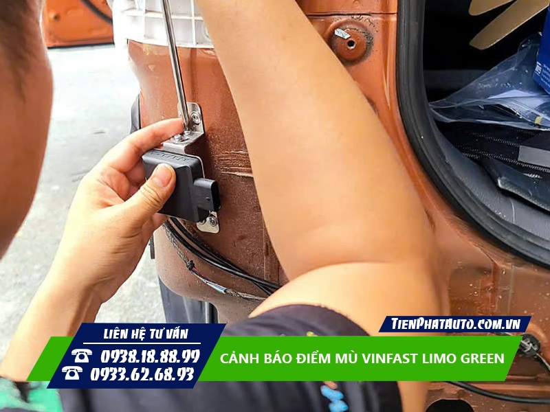 Radar được lắp ở vị trí phía sau 2 bên cản xe để quét phương tiện