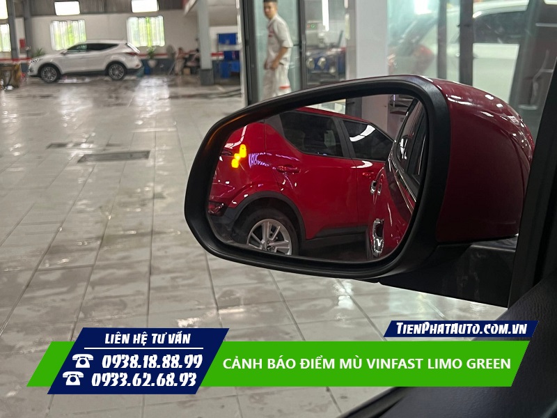 Lắp cảnh báo điểm mù Vinfast Limo Green hỗ trợ lái xe an toàn hơn