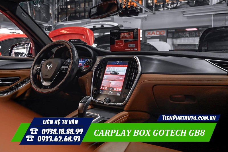 Carplay Box Gotech GB8 tích hợp công nghệ điều khiển giọng nói thông minh