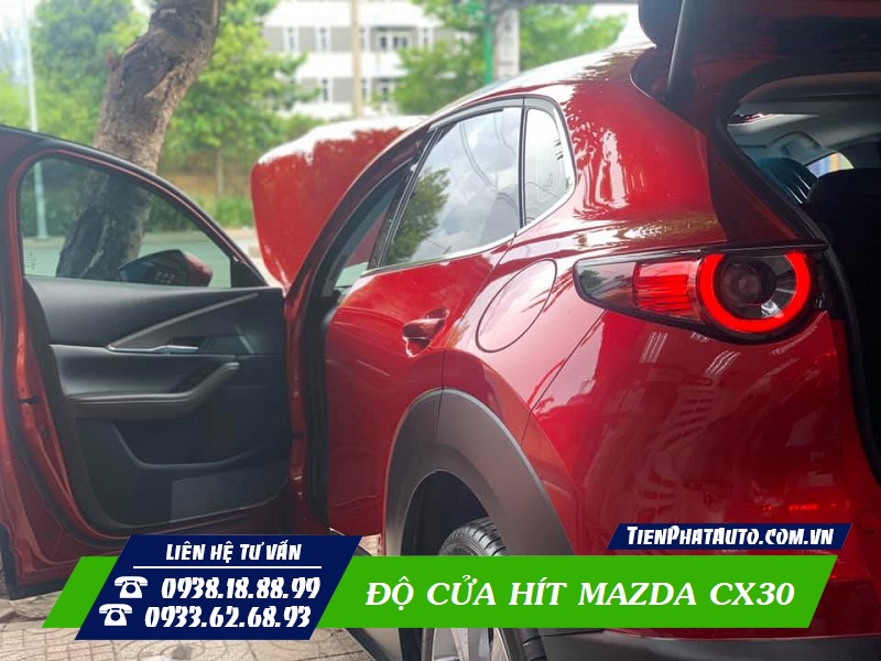 Mazda CX30 độ cửa hít tự động tại Tiến Phát Auto