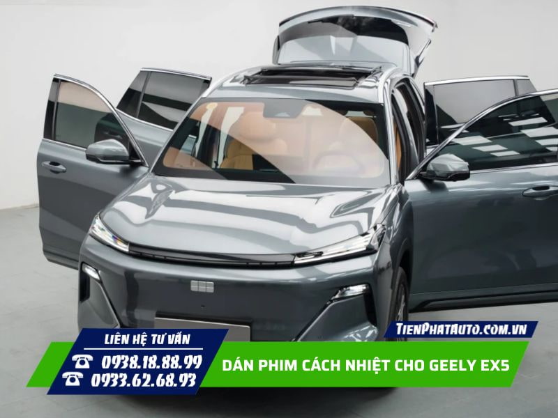 dán phim cách nhiệt cho geely ex5