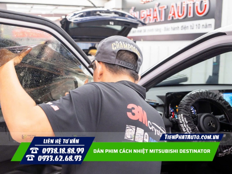Dán phim cách nhiệt cho xe Mitsubishi Destinator là trang bị không thể bỏ qua