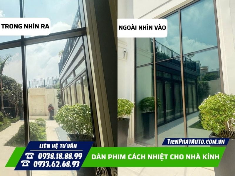 Dán phim cách nhiệt cho nhà kính thương hiệu 3M Dán phim cách nhiệt cho nhà kính thương hiệu 3M