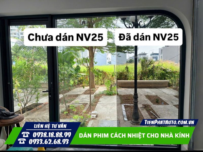 Dán phim cách nhiệt chống nóng, chống chói, tăng riêng tư cho nhà ở Dán phim cách nhiệt chống nóng, chống chói, tăng riêng tư cho nhà ở