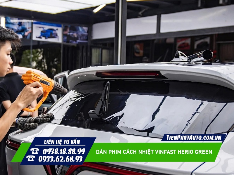 Dán phim cách nhiệt Herio Green quán sát tốt không làm ảnh hưởng tầm nhìn
