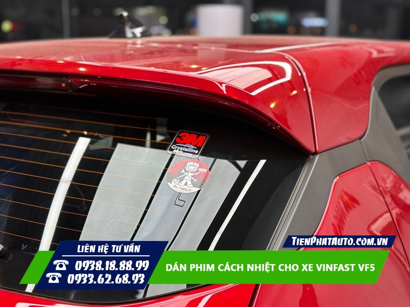 3M là thường hiệu phim cách nhiệt tốt nhất hiện tại cho Vinfast VF5