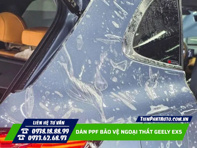 quy trình dán ppf cho geely ex5 tại Tiến Phát Auto quy trình dán ppf cho geely ex5 tại Tiến Phát Auto