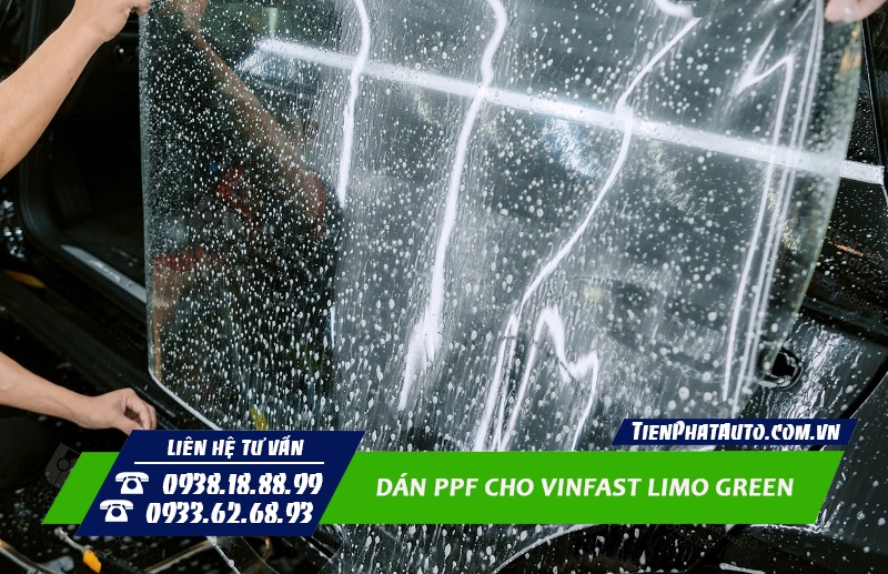 Dán PPF lớp bảo vệ sơn vô cùng hiệu quả cho Limo Green