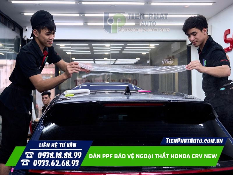 Dán PPF cho Honda CRV New giá bao nhiêu Dán PPF cho Honda CRV New giá bao nhiêu