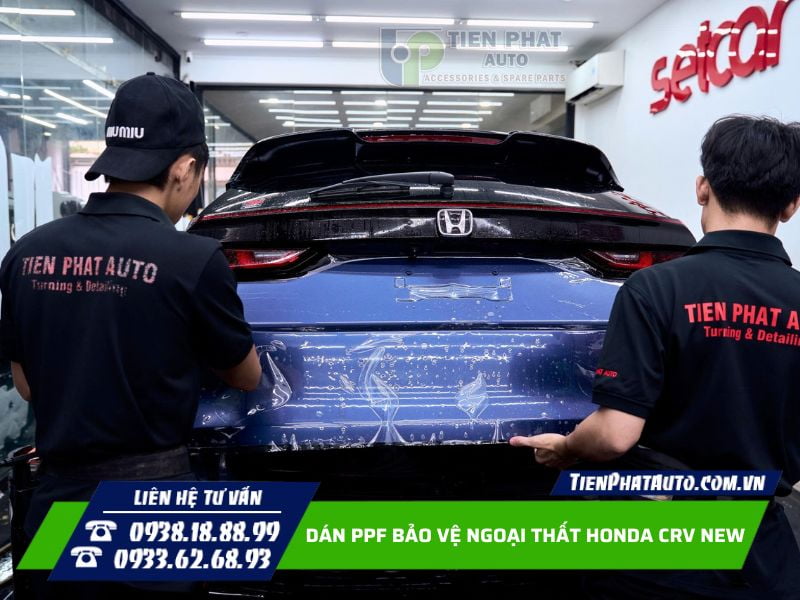Dán PPF TeckWrap cho Honda CRV New Dán PPF TeckWrap cho Honda CRV New