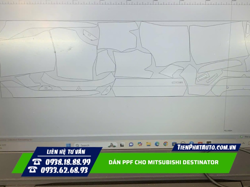 Dán PPF cho Destinator được cắt hoàn toàn bằng File chuẩn 100% theo xe Dán PPF cho Destinator được cắt hoàn toàn bằng File chuẩn 100% theo xe