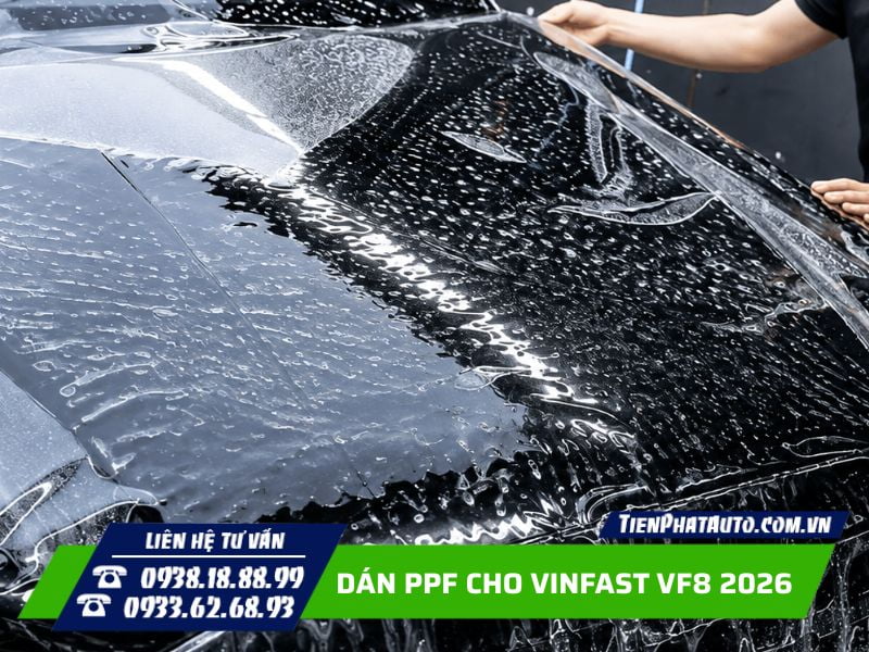Dán PPF giúp ngoại thất Vinfats VF8 hạn chế bạc màu, xuống cấp Dán PPF giúp ngoại thất Vinfats VF8 hạn chế bạc màu, xuống cấp