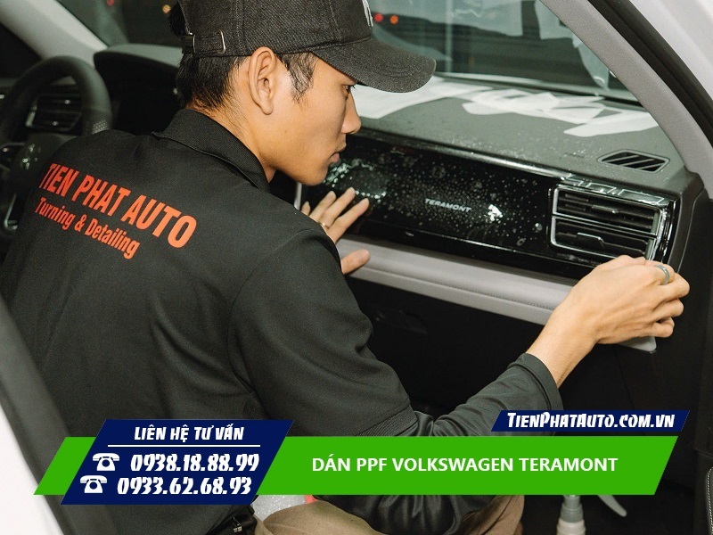 Thời gian thi công dán PPF Volkswagen Teramont toàn diện xe khoảng 2 ngày