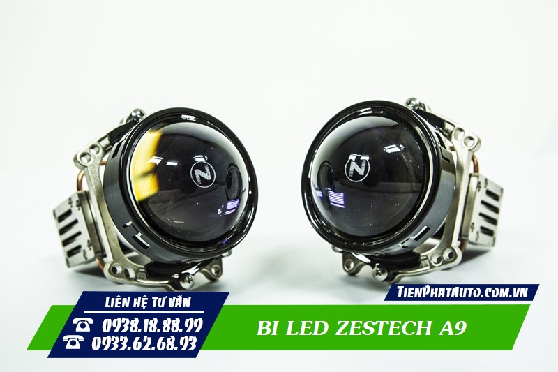 Đèn bi LED Zestech A9 được thiết kế lắp đặt phù hợp cho mọi dòng xe