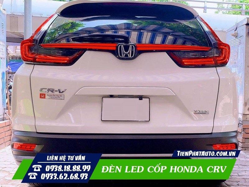 Đèn LED cốp Honda CRV lắp đặt cắm giắc zin 100% bảo hành 12 tháng