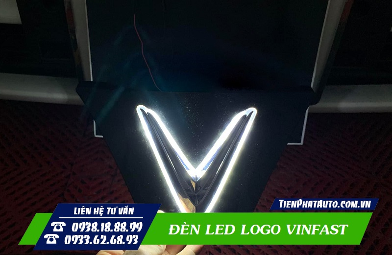Mẫu đèn LED Logo phát sáng dành cho Vinfast Lux A - SA - Fadil