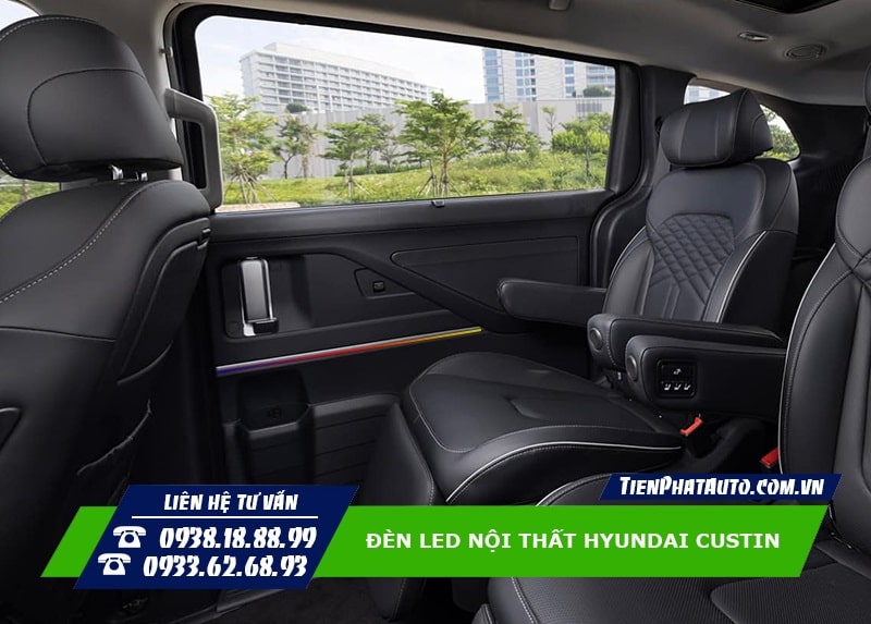 Đèn LED nội thất cho xe Hyundai Custin sẽ là lựa chọn không thể bỏ qua