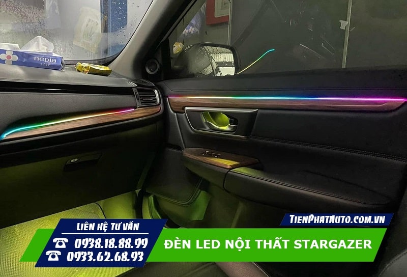 Lắp đèn LED nội thất cho Hyundai Stargazer biến nội thất xe nổi bật hơn
