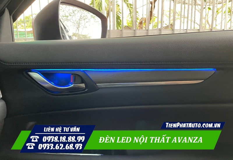 Hình ảnh mẫu đèn LED nội thất V2 dành cho xe Toyota Avanza