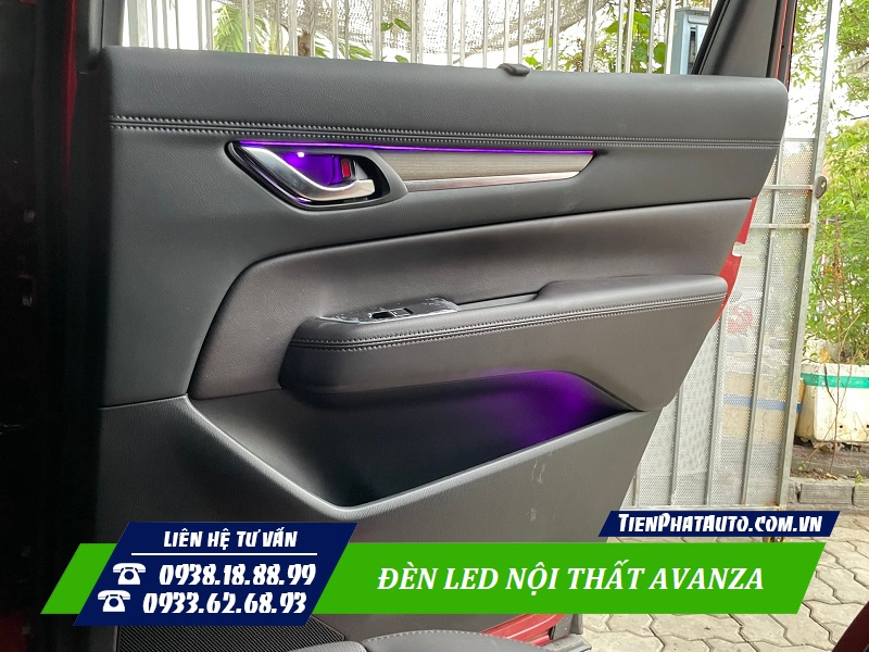 Tiến Phát Auto chuyên độ đèn LED nội thất cho Toyota Avanza 2022
