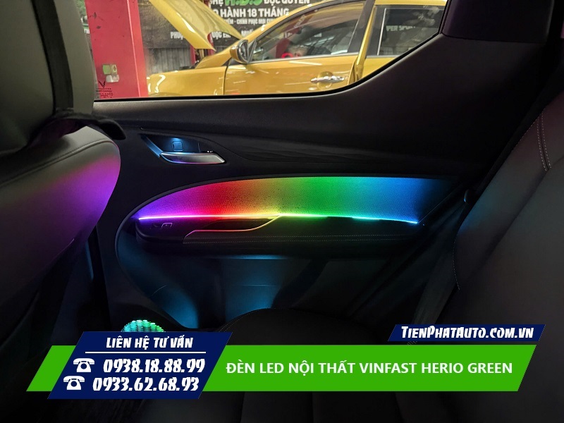 Thanh LED có nhiều hiệu ứng màu sắc, bạn có thể tùy chỉnh theo sở thích