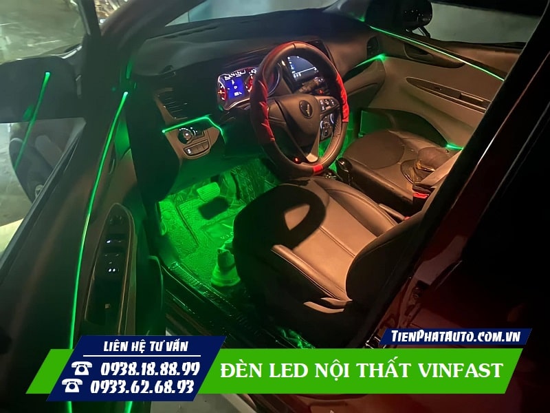 Đèn LED nội thất lắp đặt cắm giắc 100% không ảnh hưởng điện zin của xe
